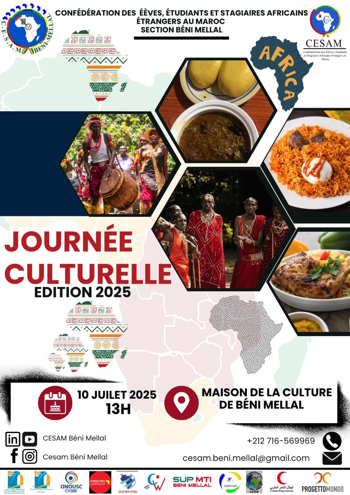Journée culturelle africaine — CESAM Béni Mellal